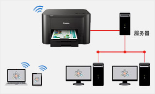 以太网有线打印及Wi-Fi无线打印 多人共享打印更方便