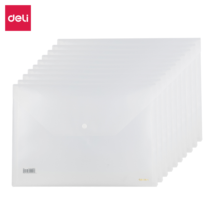 得力/deli 5501A 文件袋 透明文件袋 10个/包